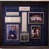 Newspaper article, Photos, and Championship Ring (Removable from inset hinged frame) 